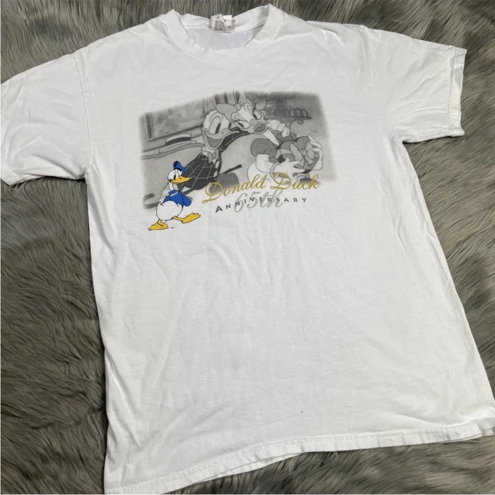 Vintage Walt Disney Gallery Donald Duck White T Shirt